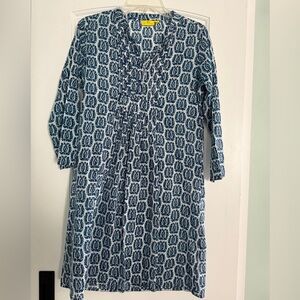 Roberta Roller Rabbit Navy ad White dress size XS